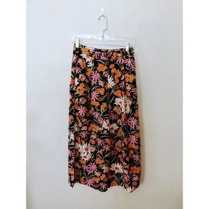 Princess Highway Cropped Floral Linen Pants
